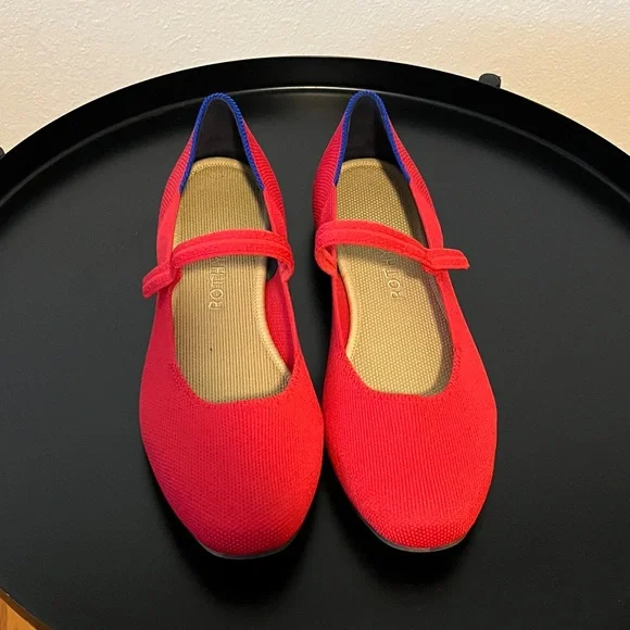 Rothy's Maryjane’s in Lollipop red - Picture 2 of 6